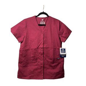 WOMEN NURSE SHIRTS Adar Pro Scrubs  - Elevated V-Neck Scrub Top MEDIUM